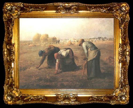 framed  Jean-Franc Millet The Gleaners, ta009-2